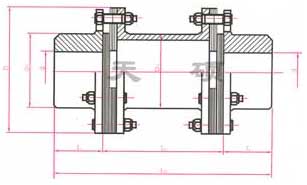 JZMJ型重型機械用膜片聯軸器